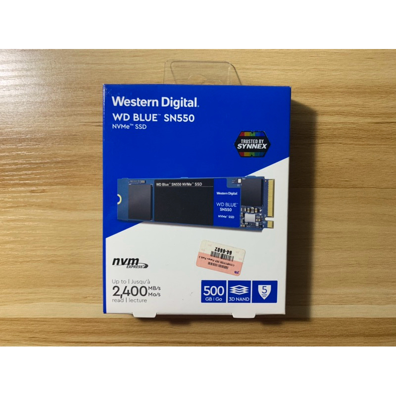 WD BLUE SN550 500GB NVMe