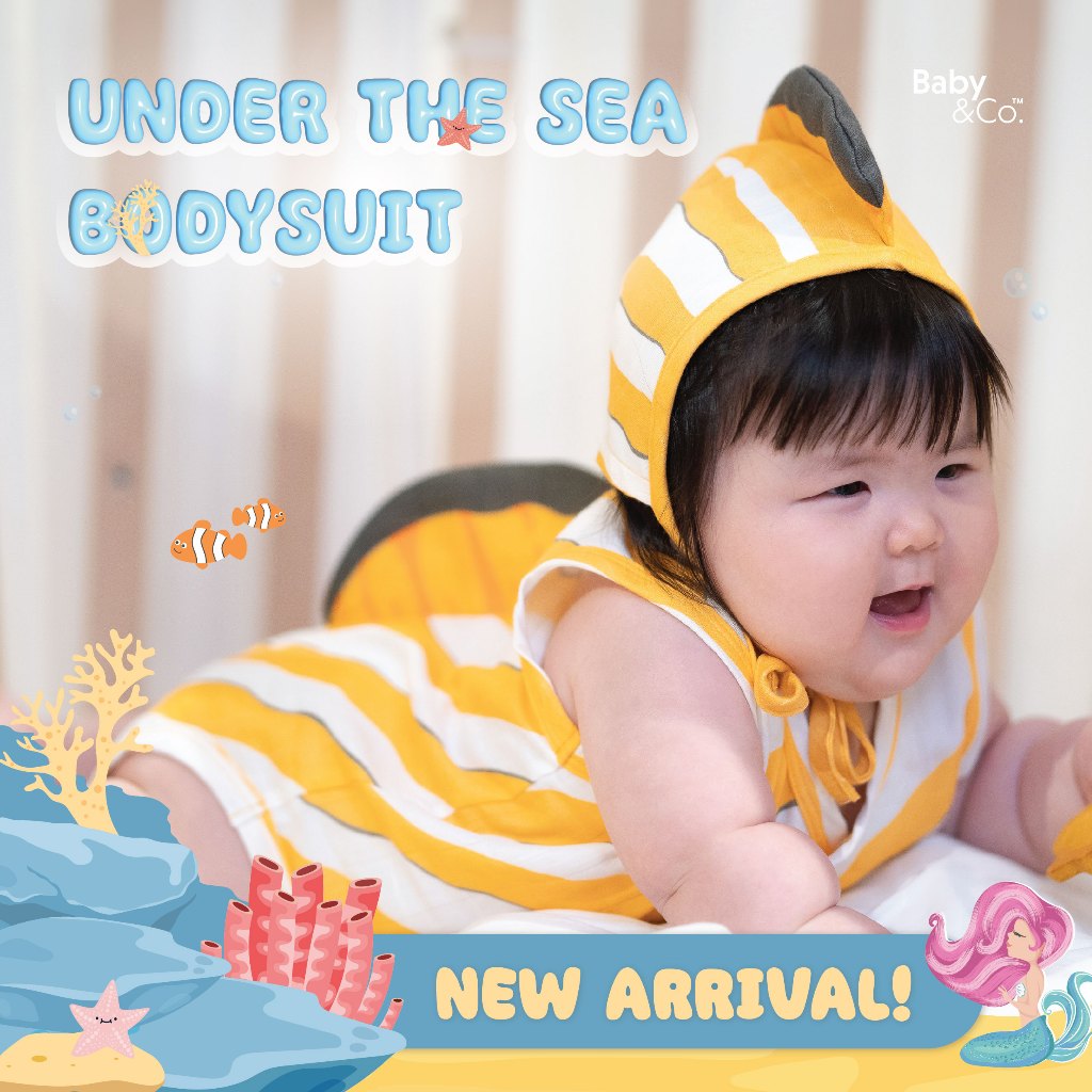 Baby and Co.Nemo Baby Bodysuit ชุดนีโม่น้อย