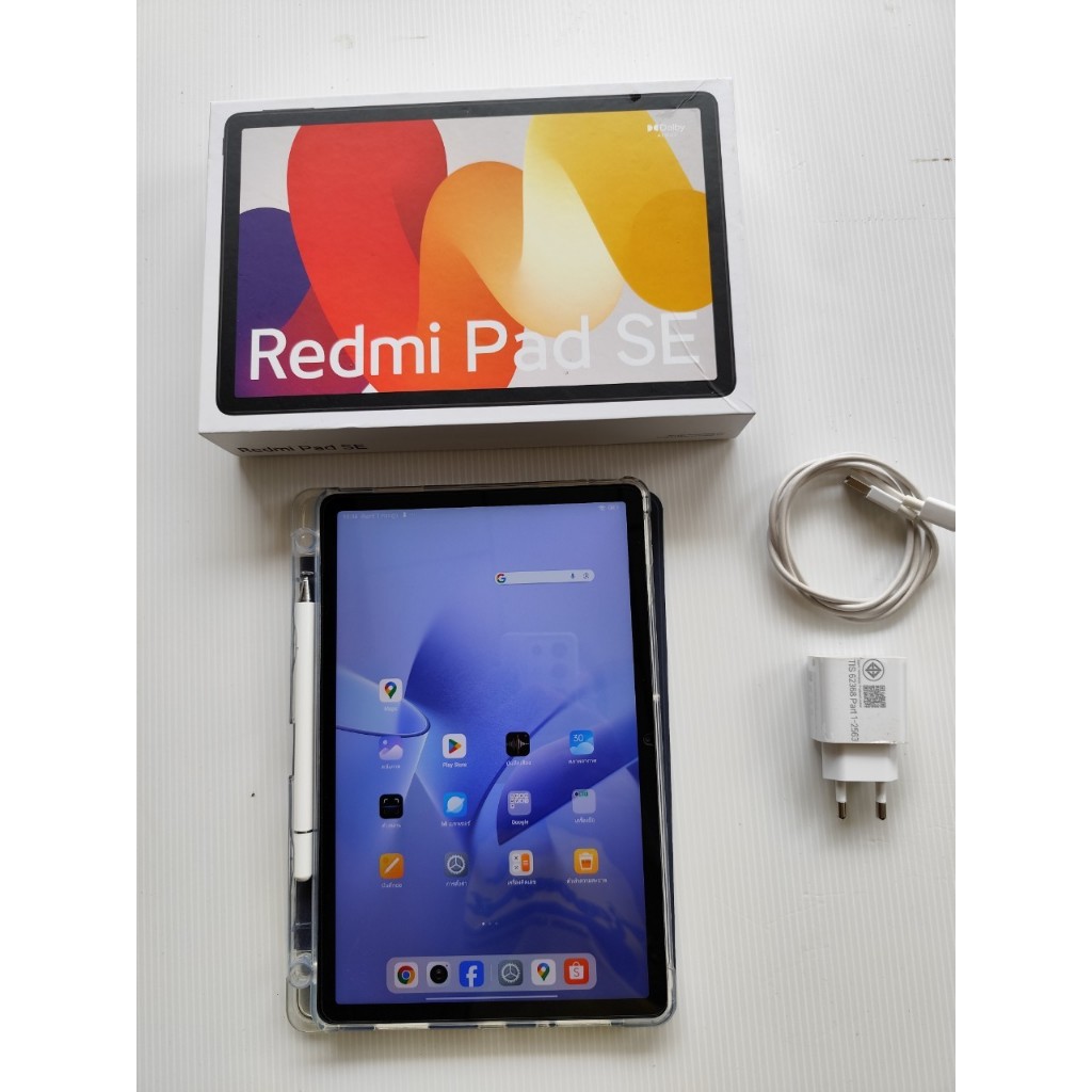 Xiaomi Redmi Pad SE 8GB+256GB แท็บเล็ตโปรเซสเซอร์ 6nm Snapdragon จอป้องกันดวงตา 11" 90Hz  มือสอง 98%