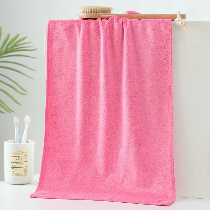 ผ้าขนหนูผืนเล็ก ผ้าเช็ดผม ผ้านาโน ขนาด33*70cm. ผ้านุ่ม ซับน้ำได้ดี สีพื้น - รูปที่ 7