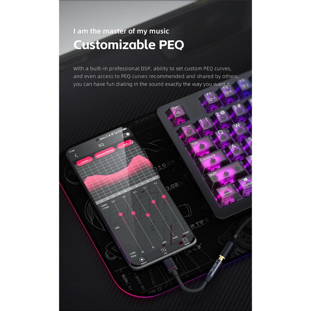 FiiO JA11 DAC/AMP หางหนู รองรับ 32bit/384kHz, DSD128, Hi-Res ของแท้ รับประกันศูนย์ไทย 1 ปี