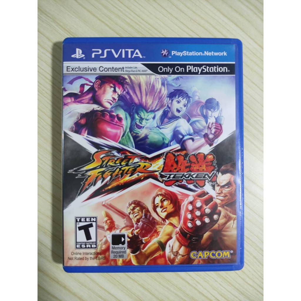 (มือ2)(Eng) PSV PS​ vita​ -​ Street​ Fighter​ X​ Tekken​ (z1)​