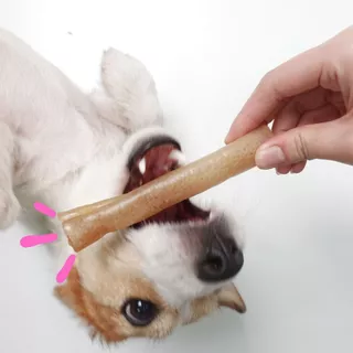 Pork Skin Rolls หนังหมูม้วน 100% Natural ขนมแทะฟันสุนัข Collagen Stick