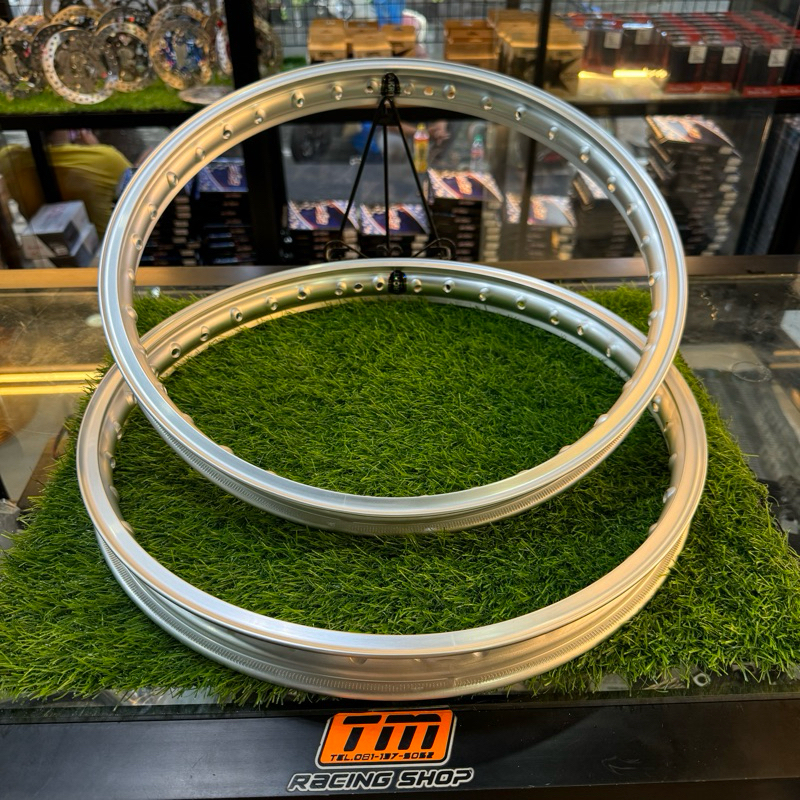 ✅ล้ออาก้อน (Akront) รางน้ำ สีเงิน งานเหมือน