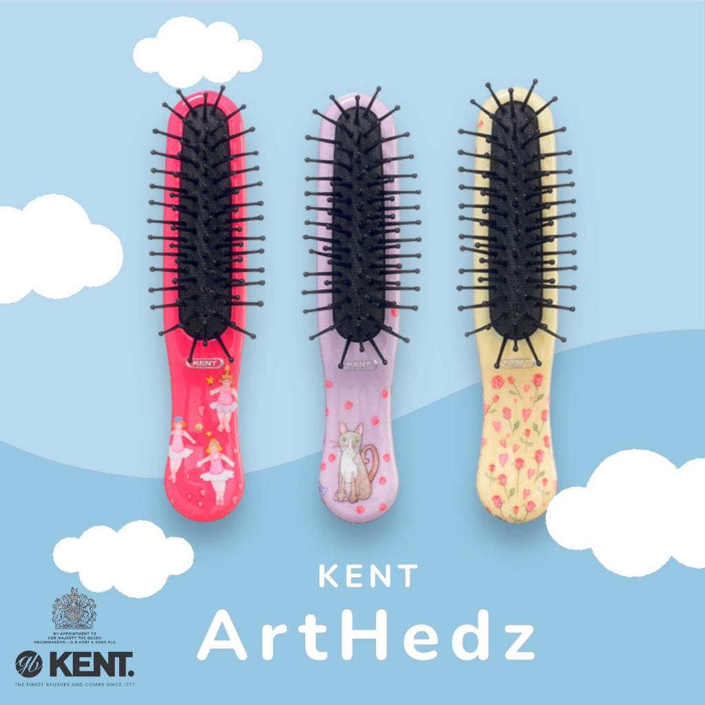 แปรงหวีผมเด็ก Kent รุ่น Arthedz Hairbrushes จาก ประเทศอังกฤษ