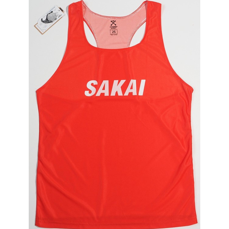 Sakai Classic - เสื้อกล้าม Unisex(L,แดง)