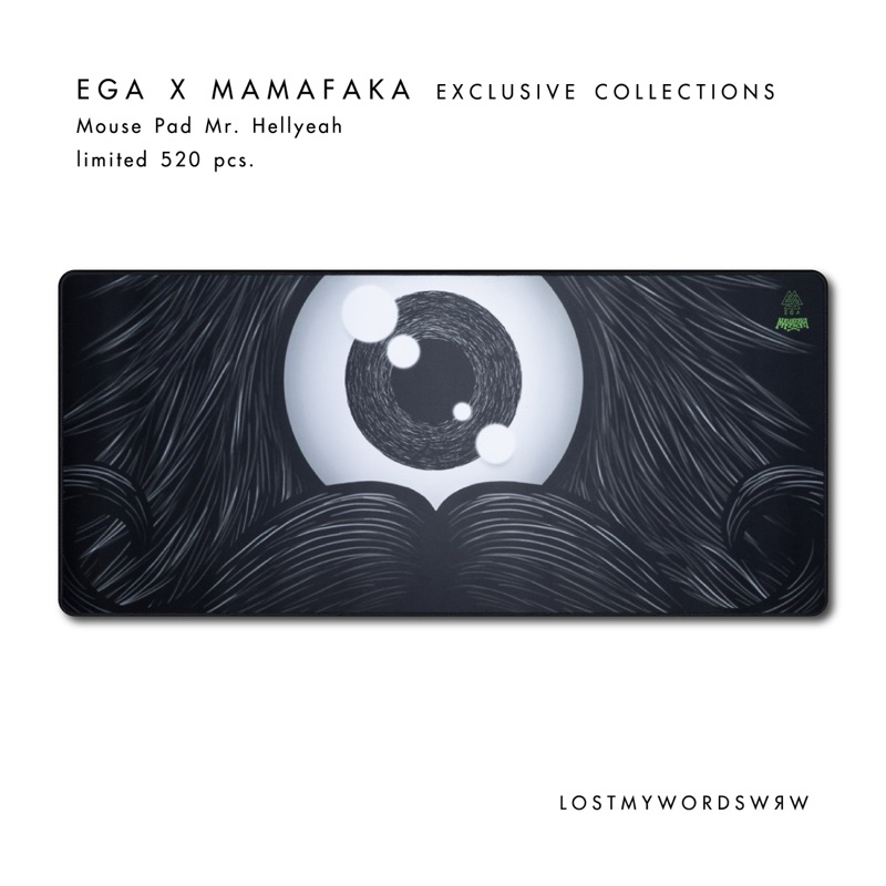 EGA X MAMAFAKA Mouse Pad Mr. Hellyeah!