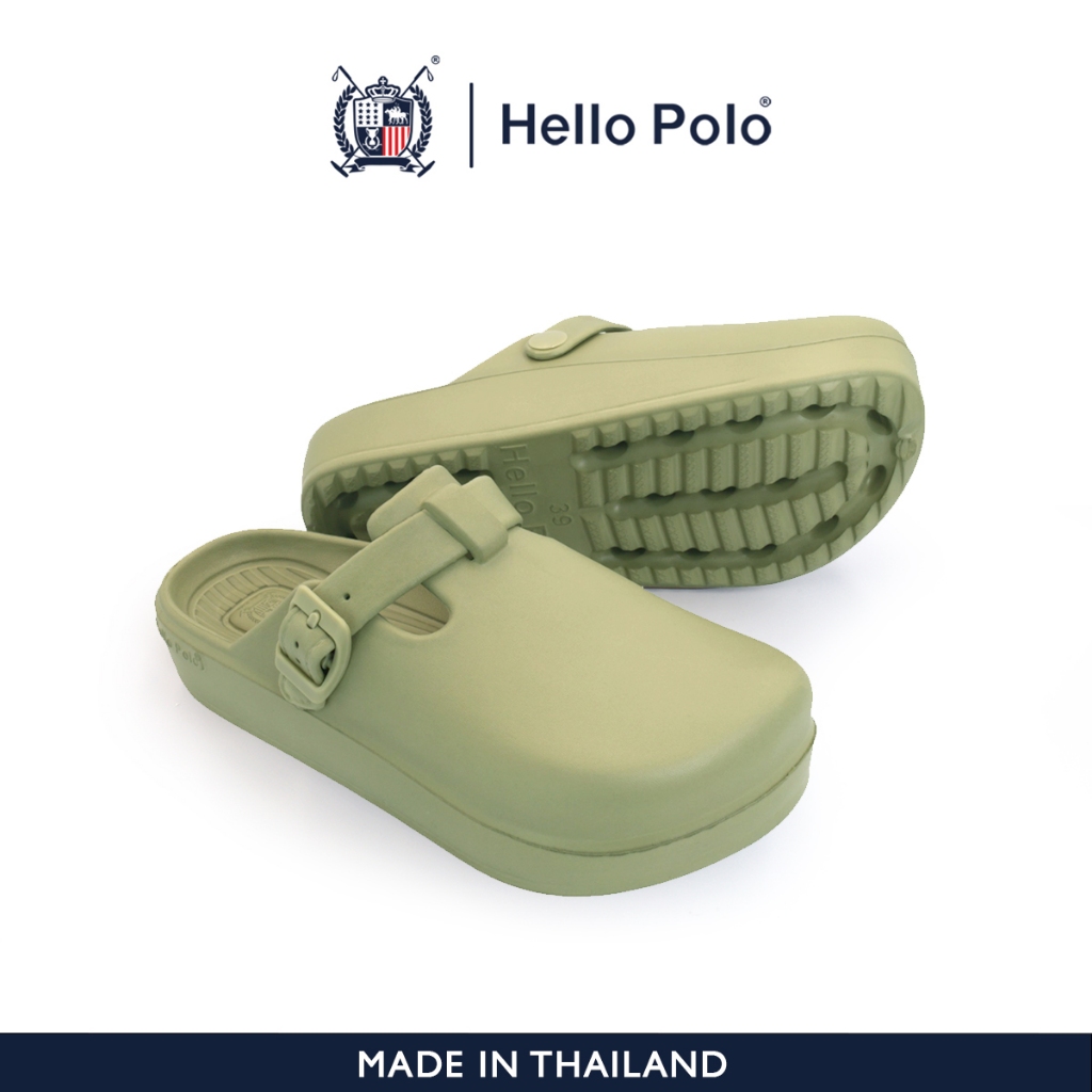 Hello Polo รุ่น HP8036 รองเท้าแตะเปิดส้น พื้นนุ่มนิ่ม เบาสบาย เข้ากับทุกการแต่งกาย แฟชั่นผู้หญิง EVA - รูปที่ 2