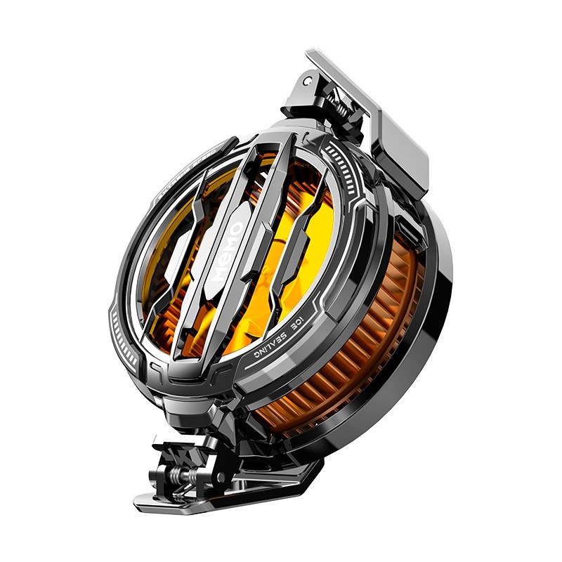 Memo CX07 พัดลมระบายความร้อน มือถือ iPad แท็บเล็ต แม่เหล็กพร้อมคลิปหลัง พัดลมระบายความร้อนตอนเล่นเกมส์ เซมิคอนดักเตอร์