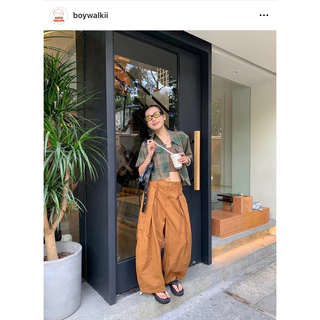 [ พร้อมส่ง ] Yuito Balloon Pants กางเกงทรงบอลลูน กระบอกใหญ่