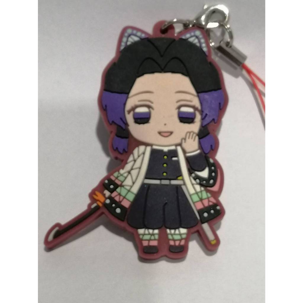 พวงกุญแจ Shinobu Kocho Insect Hashira Ichiban Kuji Demon Slayer Rubber Strap Keychain