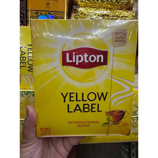 Liptonชาลิปตันรสดังเดิมมี100ซองและชาเขียวมี50ซอง