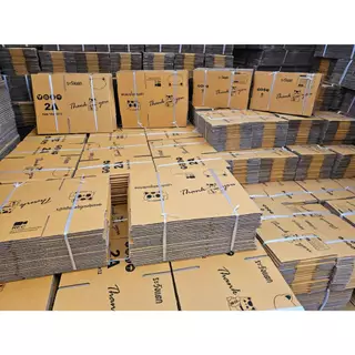 กล่องพัสดุ กล่องไปรษณีย์ กล่องลายแมว เบอร์ 0 / 0+4 / A / AA / AB / 2A / B / 2B / C / D / E