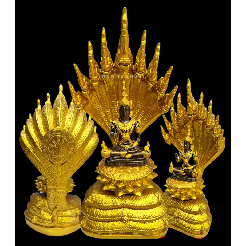 พระนาคปรกประทานพร พระบูชาเเร่เหล็กน้ำพี้ องค์พระผ่านพิธีกรรมทุกองค์
