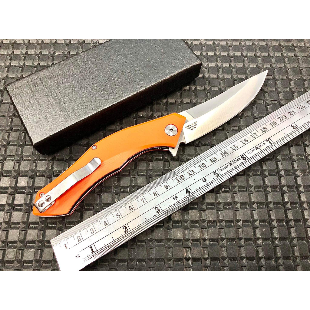 มีดพับ รูปทรงเปอร์เซีย Steel Folding Knives มีดเดินป่า มีดพกสวยๆ มีดพกเท่ๆ มีดพับพกพา มี 2 สีให้เลือก