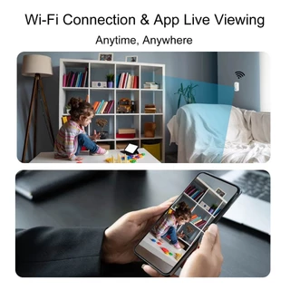【BUY 1 TAKE 1】กล้องไร้สายขนาดเล็ก 1080PWiFi 1080P มุมกว้าง ขนาดเล็ก มืด มองเห็นความปลอดภัย สําหรับเด็ก