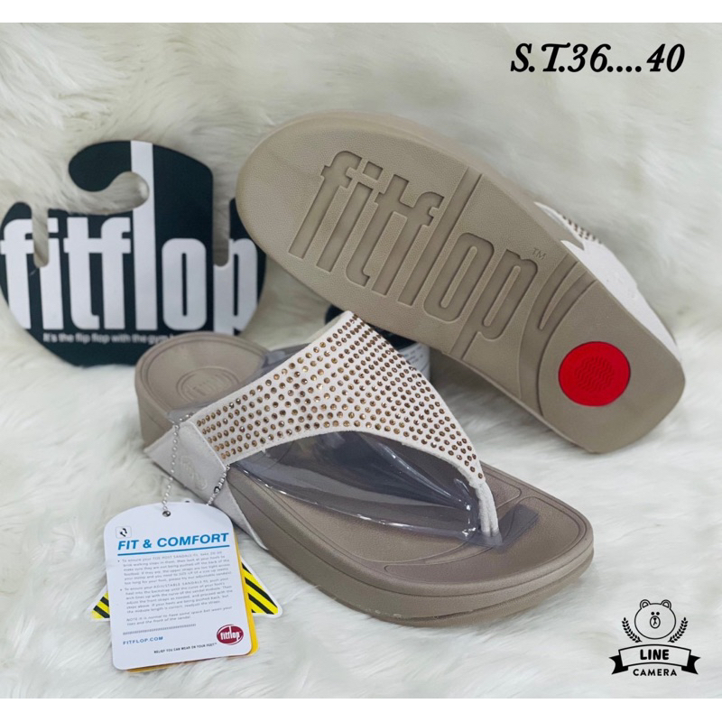รองเท้า Fitflop รุ่นเพชร สำหรับผู้หญิง นิ่ม เบาใส่สบาย เป็นรองเท้าเพื่อสุขภาพ ราคาถูก พร้อมส่งทุกคู่