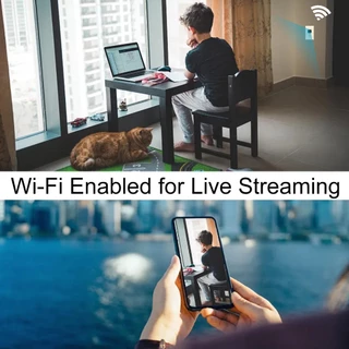 1080Pกล้องวงจรปิด 4K กล้องเครือข่าย ขนาดเล็ก WIFI Full HD กล้องเฝ้าระวังไร้สาย ไมโครโฟนในตัว กล้องรักษาความปลอดภัยวิดีโอ