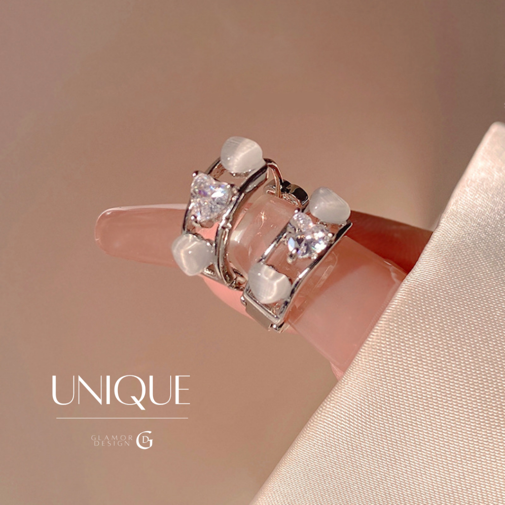 GLAMOR✨ต่างหูสวยๆ Unique ต่างหูเงิน ต่างหูดีไซน์สวย ต่างหูเพชร ต่างหูแฟชั่น ตุ้มหูเงิน ตุ้มหูผู้หญิง