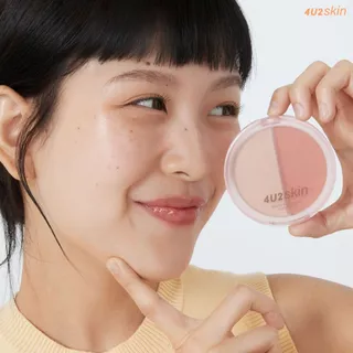 4U2 SKIN BLUSH & HIGHLIGHT DUO CREAM บลัช&ไฮไลท์4u2 บลัชครีม บลัชไฮไลท์4u2 ไฮไลท์4u2 Highlight4u2