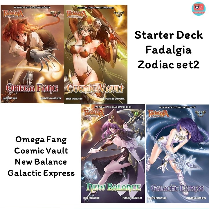 Starter Deck Zodiac set 2 Fadalgia ชุด 30 ใบ ชุดเริ่มต้น เล่นได้เลย