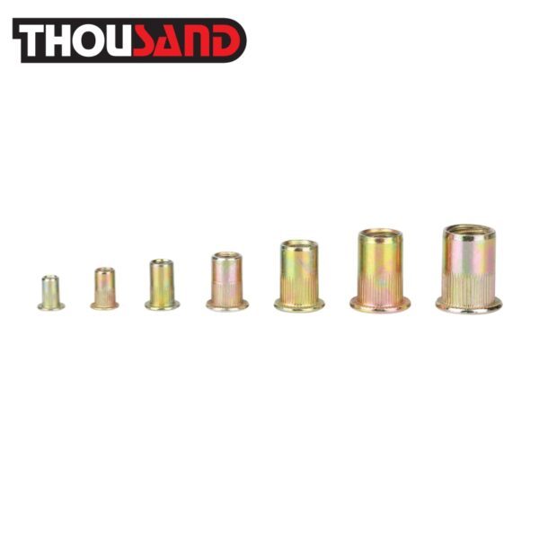 (มีใบกำกับภาษี) Thousand VR0007 รีเวทนัท เกลียวใน เหล็กชุบ M3 ~ M12 / สินค้ามีให้เลือกหลายขนาด