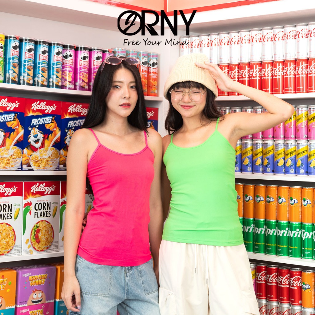 ปรับสายได้ เสื้อซับใน 🥰 095 เสื้อสายเดี่ยว ผ้านิ่ม ปรับสายได้