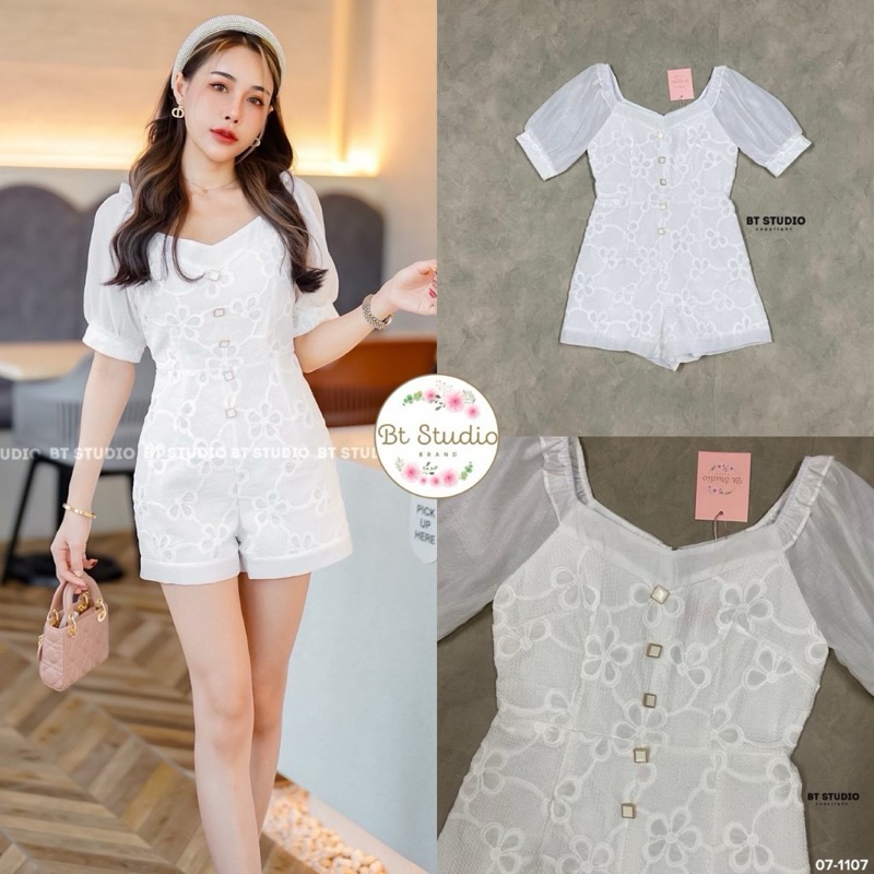 งานป้าย BT studio จ๊มสูทขาสั้น มือ 1 Size S M L