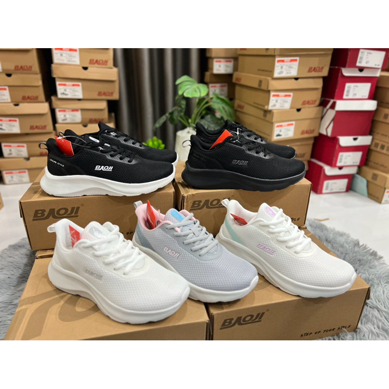 รองเท้าผ้าใบบาโอจิ ของแท้💯 ใส่ทำงาน ใส่ออกกำลังกาย ใส่เที่ยว ใส่เรียน ใส่สบาย size 37-41 BJW832