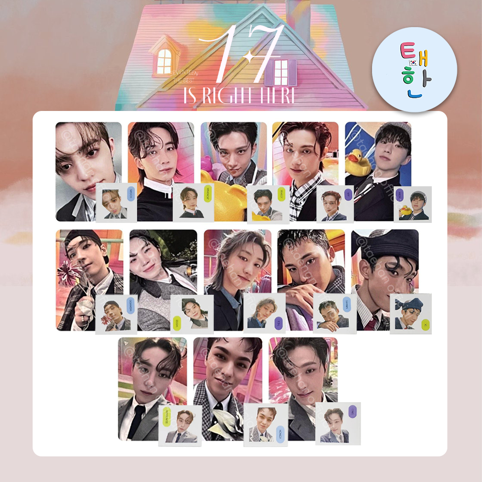 พร้อมส่ง ลด 30% SHOPEE LIVE [SEVENTEEN] PHOTOCARD EVENT อัลบั้ม '17 IS RIGHT HERE' (Weverse Shop POB DEAR Ver.)