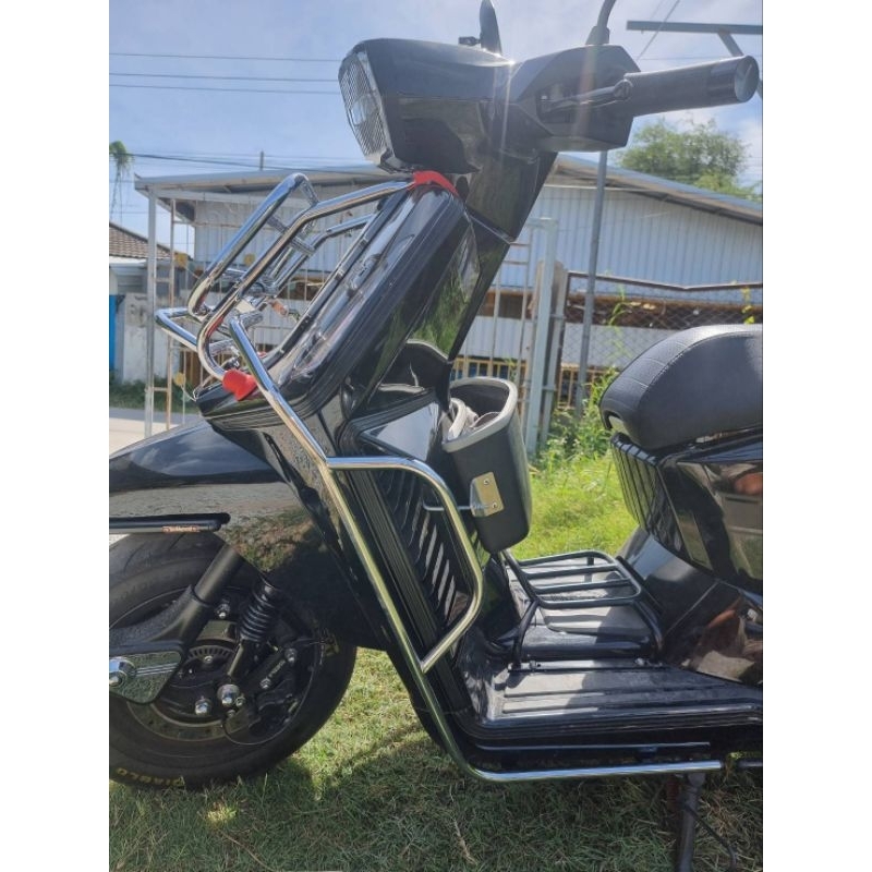 กันล้มข้างส่วนหน้า​ Lambretta X​200-300 สำหรับรุ่นตะแกรงหน้าไม่มีสปริง