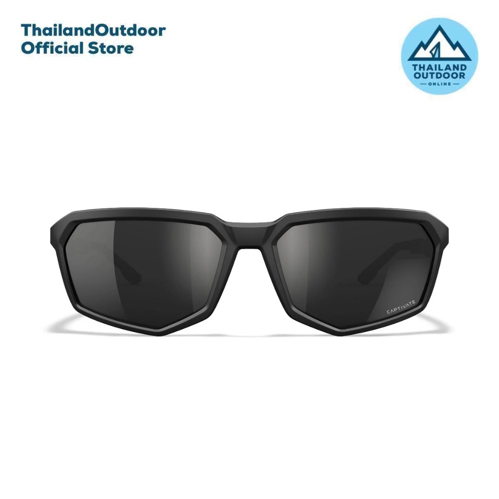 Wiley-X Recon / Captivate Polarized Black // Matte Black (AC6RCN05) แว่นกันแดด