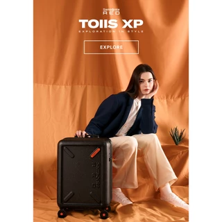 SAMSONITE RED กระเป๋าเดินทางล้อลาก รุ่น TOIIS XP ขนาด 20 นิ้ว HARDSIDE SPINNER 55/20 EXP