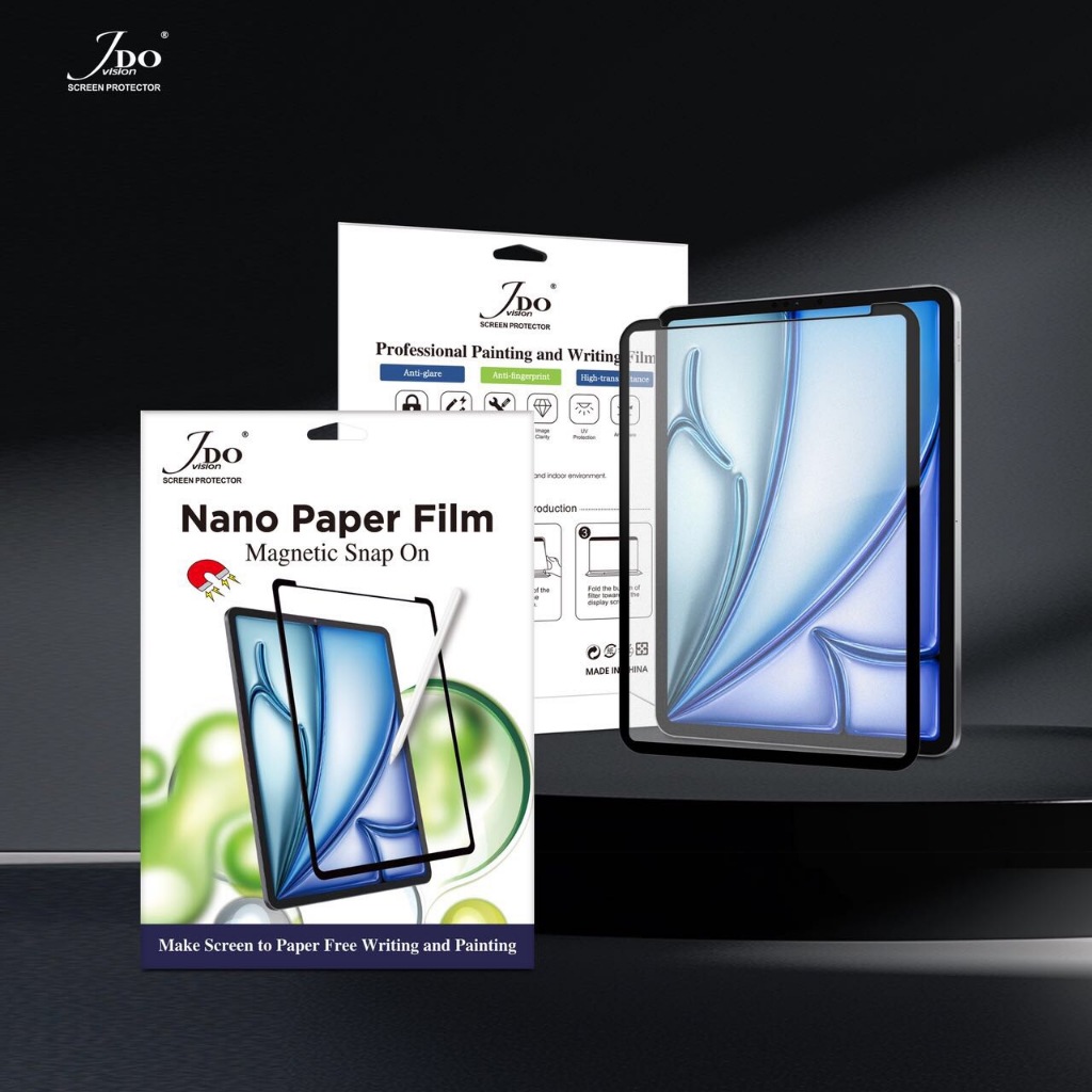 ฟิล์มกระดาษ แม่เหล็ก ฟิล์มด้าน กันเสือก FOR IPAD Air13 PRO13 2024 GEN8 GEN9 AIR5 Magnetic Paperlike FILM