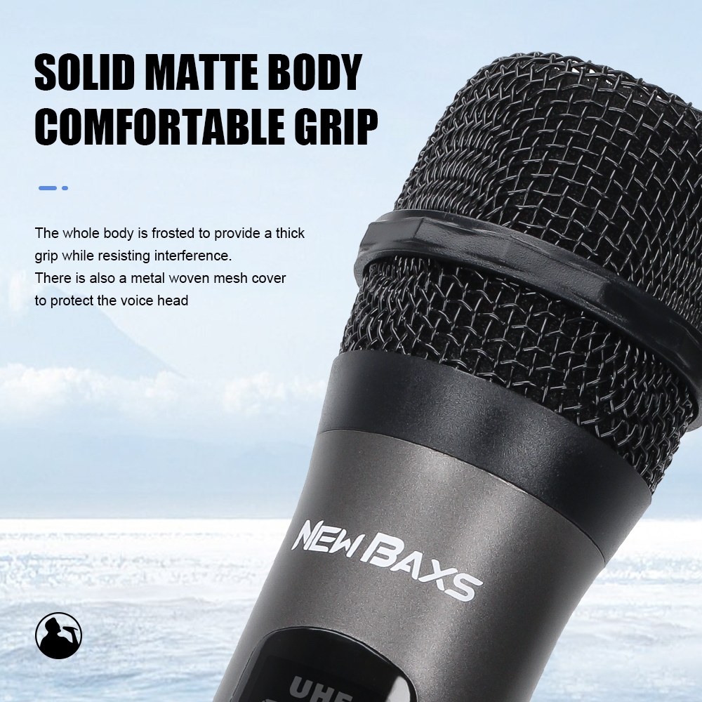NEW BAXS V602/V702/V802/V902 professional UHF ไมโครโฟนไร้สายแบบใช้มือถือความถี่รองรับ home KTV/ conference AA * 2 ก้อน