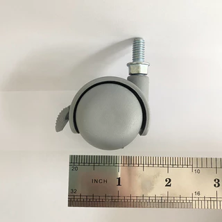 (พร้อมส่ง) TCP ล้อ 1.5" ล้อเฟอร์นิเจอร์ เกลียว 2.5หุน/3 หุน/M8 ล้อไนล่อนซิก ล้อราวตากผ้า ล้อรถเข็น