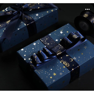 กระดาษห่อปั๊มร้อน Starry Sky เต็มไปด้วยดาว Wrapping Paper