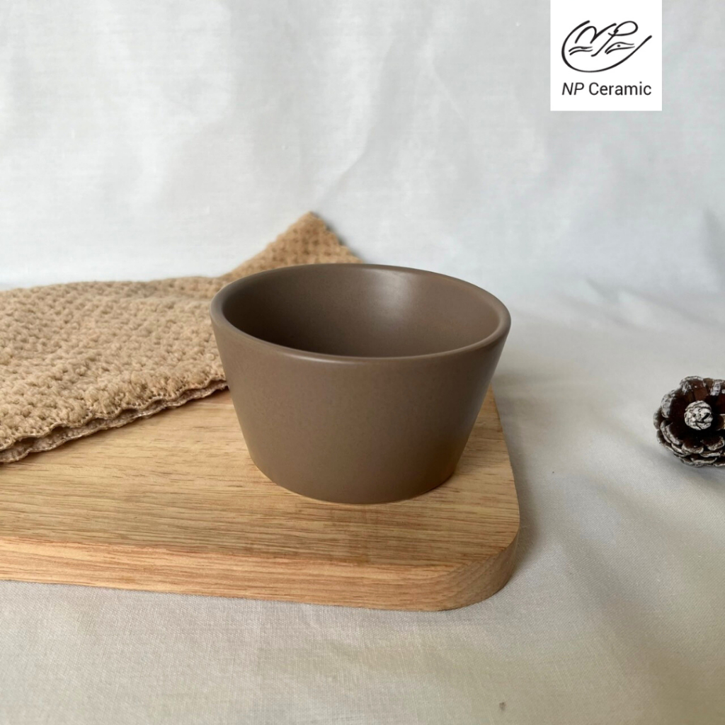 NP Ceramic ถ้วยเซรามิค ถ้วยน้ำจิ้ม ถ้วยซอส ถ้วยไข่