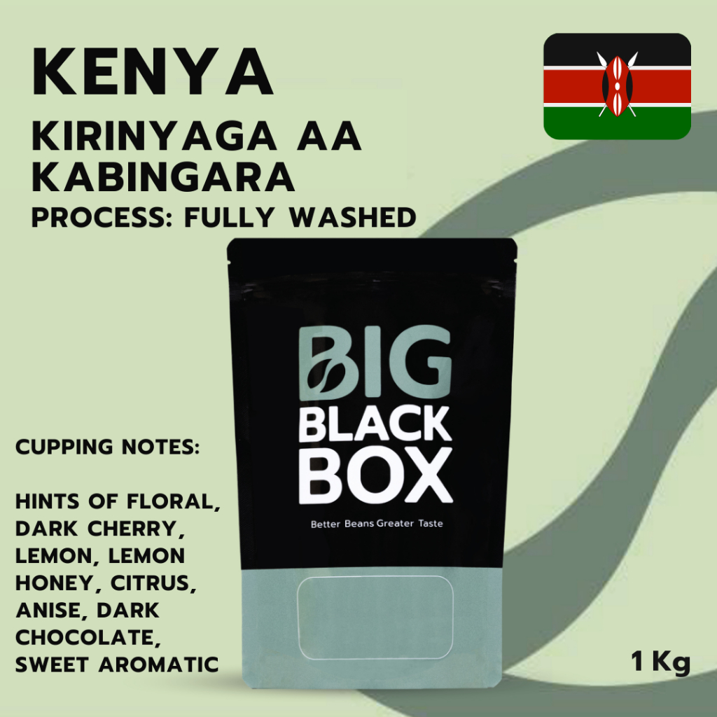 (S-KEN-056) สารกาแฟ Kenya Kirinyaga AA Kabingara  Fully Washed  1kg