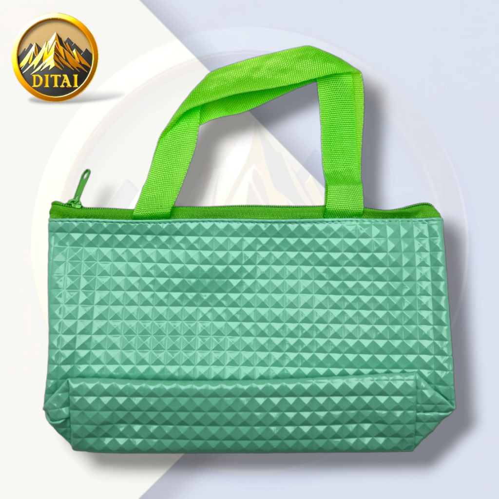 กระเป๋าใส่เครื่องสำอาง,ใส่ของจุกจิกใส่โทรศัพท์มือถือ ถือคล้องแขนได้สะดวกสบายต่อการใช้งาน (ขนาดยาว8นิ