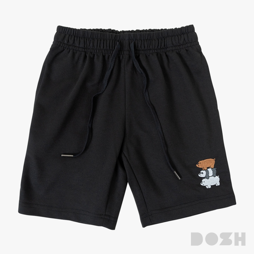 DOSH BOY'S SHORTS WE BARE BEARS กางเกงขาสั้นเด็กชาย 3 สี ดำ-เทา-เขียว FBBBR5006 (4-12)