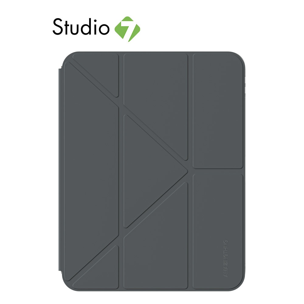 เคส AMAZINGthing iPad 10.9 10th Gen (2022) Minimal Detachable Protective Case Chacoal by Studio7