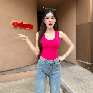 🌈MesubShop🌈เสื้อกล้ามเรย่อน ผ้าเรย่อนยืดเยอะ สาวอวบใส่ได้ค่า 💝 ทรงสวยใส่ง่าย ผ้านิ่มใส่สบาย พร้อมส่ง รุ่น กล้ามอุด้ง