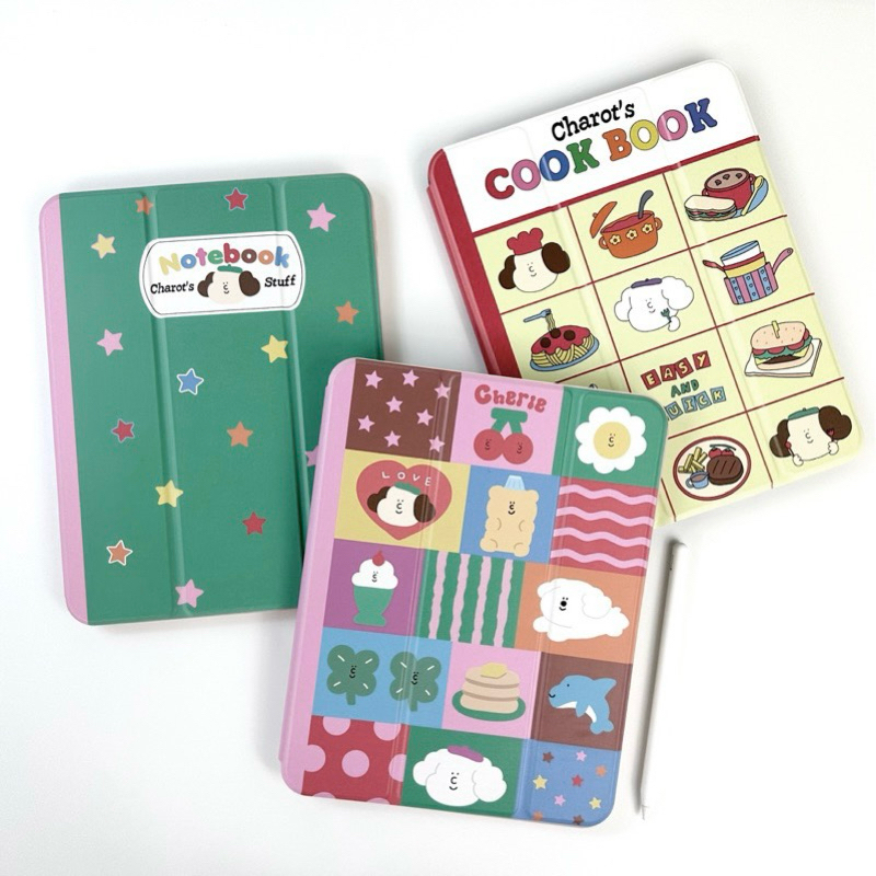 *ของแท้*Bringhome iPad case เคสไอแพดน่ารัก ใส่Apple Pencil ได้ เคสไอแพดพับได้