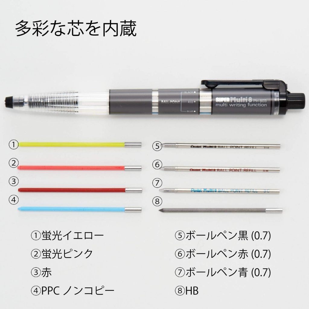 Pentel Sharp Pencil Super Multi 8 PH803