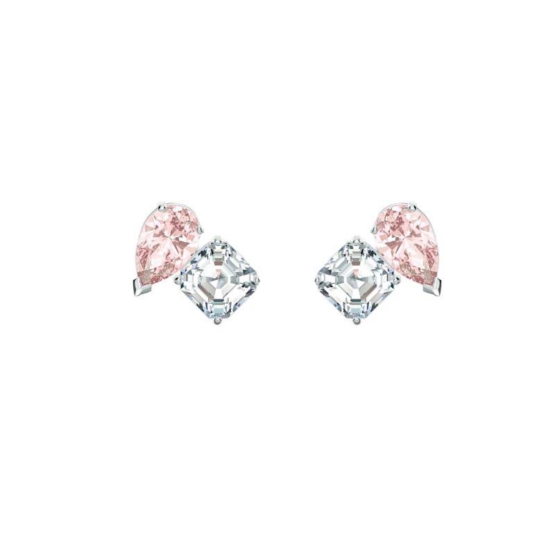 พร้อนส่ง  Swarovsk / Swarovskแฟชั่นใหม่รักเพชรสีชมพู ต่างหู หัวใจมาพร้อมกับ ราคา ถูกที่สุด ดีลบีเคเค แกลเลอรีภาพที่ 8