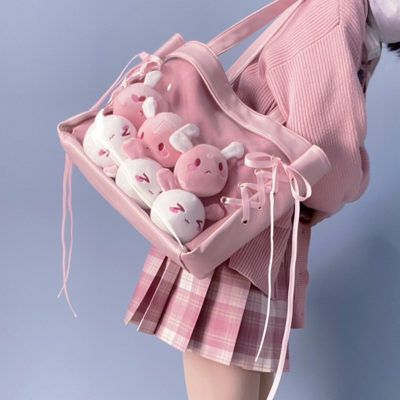กระเป๋าสะพาย ด้านหน้าใส สำหรับใส่ Art toys