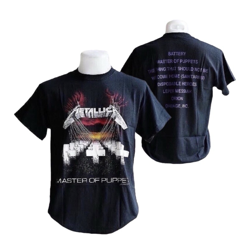 เสื้อวง METALLICA ลาย Master of Puppets (2017) ลิขสิทธิ์แท้ UK