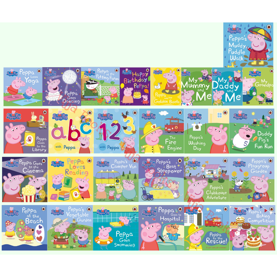 Peppa Pig นิทานภาพ บอร์ดบุ๊ค หมูน้อยเป๊บป้า ภาษาอังกฤษ Board book หนังสือเด็ก เลือกเล่มได้ [Z]