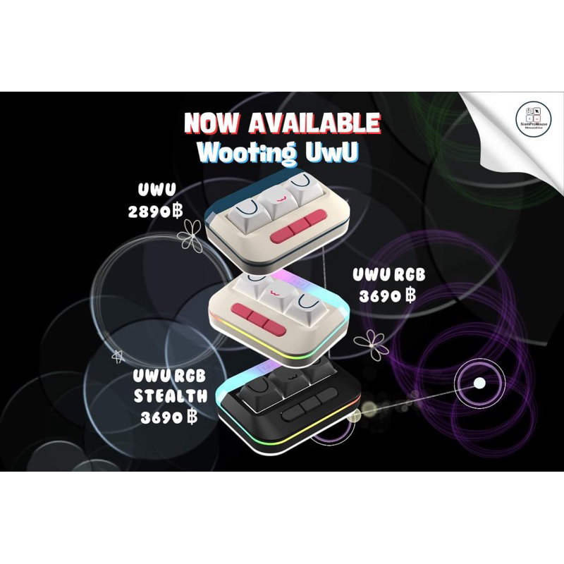 [พร้อมส่ง] คีย์บอร์ด Wooting UWU มือหนึ่ง ( ทักเเชทลดได้ ส่งด่วนได้ )